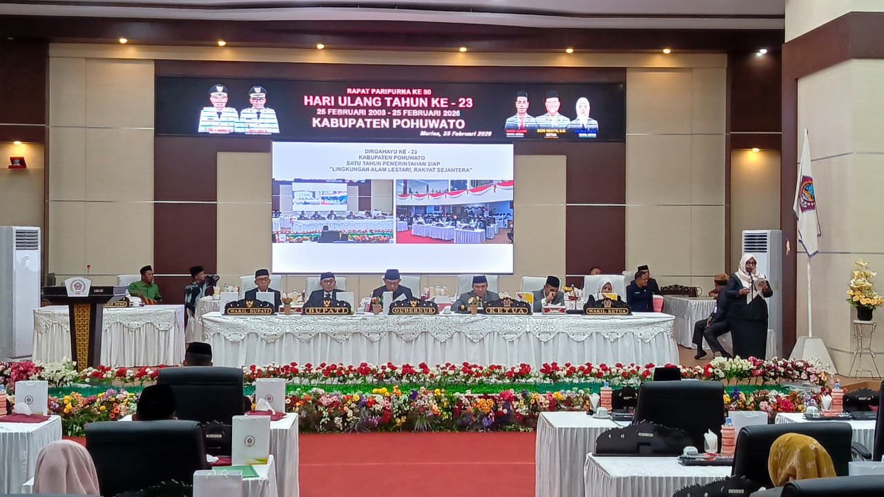 Wakil Ketua Pengadilan Agama Marisa Hadiri Rapat Paripurna ke-30 DPRD Kabupaten Pohuwato