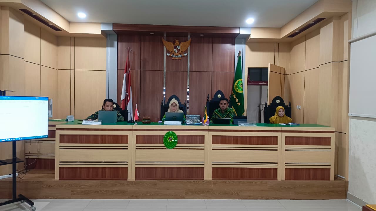 Pengadilan Agama Marisa Gelar Rapat Monitoring Pengisian LKE PMPZI Tahun 2026