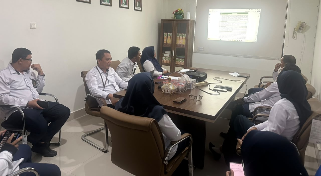 Rapat (Monev) Tindak Lanjut Evaluasi SAKIP Tahun 2025,PA Marisa Perkuat Akuntabilitas Kinerja